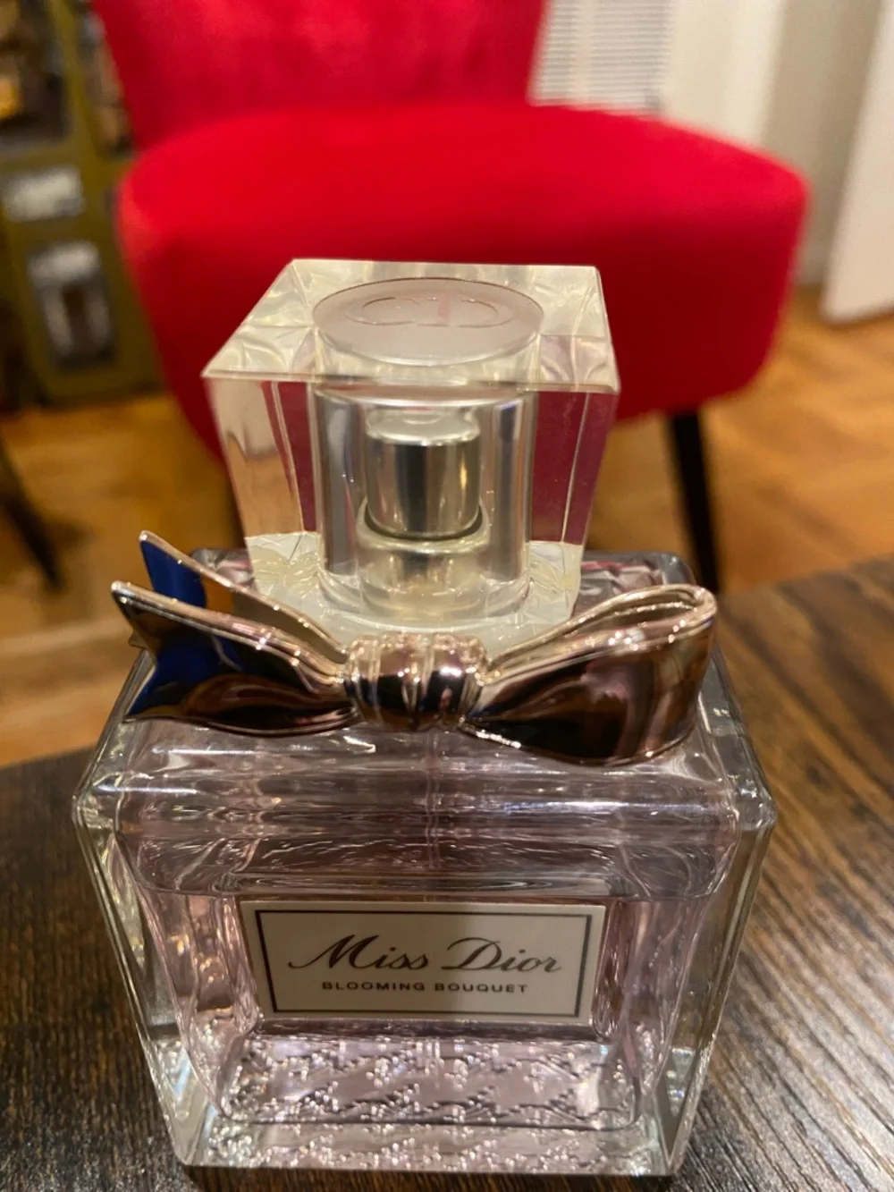 Dior Miss Dior Blooming Bouquet - Light Pink Glass Bottle Silver Bow. 3.4 oz. - Picture 2 of 6